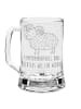 Mr. & Mrs. Panda Bierkrug Sternzeichen Widder mit Spruch in Transparent