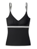 Schiesser Tankini Aqua Californian Dream 1er-Pack in Black