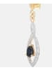 Diamant L'éternel Ohrhänger aus 375 Gelbgold mit Diamant mit Saphir