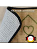 WohnDirect Sisal Fußmatte aus 100% natürlichen Materialien in Flaschengrün