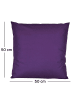 JACK 1x Outdoor Kissenhülle 50x50cm Uni in Violett