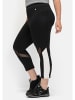 sheego Funktionsleggings in schwarz-grau