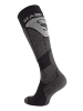 Stark Soul® Skisocken mit Polsterung Ski Strümpfe, lange Wintersportsocken in grau