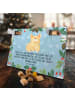Mr. & Mrs. Panda Hunde Adventskalender Corgie mit Spruch in Eisblau