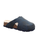 superfit Tieffußbett Pantolette FUSSBETTPANTOFFEL in Blau/Mehrfarbig