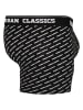 Urban Classics Urban Classics Boxershorts in branding AOP/black/charcoal