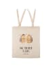 Mr. & Mrs. Panda Stoffbeutel Eulen Liebe mit Spruch in Creme