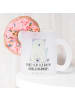 Mr. & Mrs. Panda Teeglas Eisbär Faul mit Spruch in Transparent