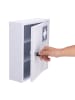 relaxdays Medizinschrank in Weiß/ Grau - (B)31,5 x (H)36 x (T)10 cm