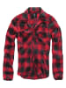Brandit Bekleidung Check Shirt in rot/schwarz