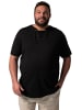 Men Plus Kurzarm T-Shirt in schwarz