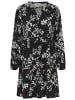 Tamaris A-Linien-Kleid in grün geblümt
