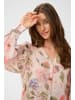 Cream Langarm-Bluse CRLucia Relaxed fit in Sepia Rose Flower