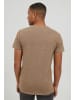 11 Project T-Shirt PRSietse 20714127 ME T-Shirt mit Grandad-Ausschnitt in Braun