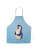 Mr. & Mrs. Panda Schürze Pinguin Diät ohne Spruch in Eisblau