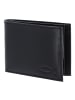 oxmox Leather Geldbörse RFID Schutz Leder 11 cm in schwarz-freedom fish