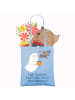 Mr. & Mrs. Panda Tote Bag Gespenst Kaffee mit Spruch in Sky Blue