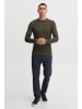 INDICODE Strickpullover IDValerio 35662MM  modischer Feinstrick Pullover in Grün