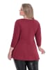 MIAMODA Shirt in dunkel weinrot