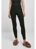 Urban Classics Urban Classics Damen Ladies Rib Knit Leggings in black
