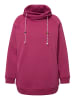 Ulla Popken Sweatshirt in dunkles purpur