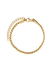 Steel_Art Gliederarmband Herren Dorian goldfarben in goldfarben