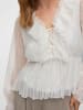 Vero Moda Plissiertes Top in Snow White