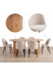ebuy24 Essgruppe Kyoto Natur, beige 210 x 100 cm