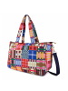 Oilily Tartan Tape Wynda Shopper Tasche 31 cm in wedgewood