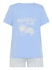 LSCN BY LASCANA Shorty in blau-ecru