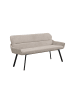 byLiving Bank RICO in taupe - B 160, H 90, T 62 cm
