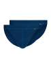 Skiny Slip 2er Pack in Blau
