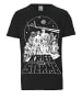 Logoshirt T-Shirt Krieg der Sterne - Emblem in schwarz