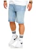 SOUL STAR Shorts - S2ALOJA Kurze Hose Jeans Bermuda Stretch Regular-Fit in Light Blue_423