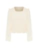 NAEMI Damen Longsleeveshirt in Wollweiss