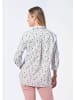 GOLDNER Kurzgröße:  Bluse mit Hemdkragen in bunt / gemustert