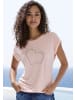 LASCANA Kurzarmshirt in peach