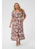 KAFFE curve Kleid KCevia A-shape in Henna Chalk Flower