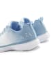 LASCANA Sneaker in weiß/hellblau