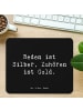Mr. & Mrs. Panda Mauspad Spruch Konflikte friedlich lösen mit Sp... in Schwarz