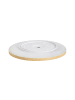 Beliani Deckenleuchten VELORA in Braun - (W) 30 x (H) 3 x (L) 30 cm