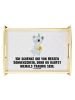 Mr. & Mrs. Panda Sofa Tablett Koala Geschenk mit Spruch in Grau Pastell