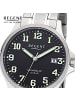Regent Analog-Armbanduhr Regent Metallarmband silber mittel (ca. 36mm)