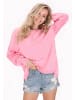 IZIA Women Sweatshirt in Light Pink