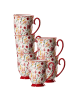 Ritzenhoff & Breker 6er Set Henkelbecher Malo in 320 ml in rot