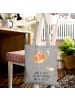 Mr. & Mrs. Panda Shopper Rotkehlchen Federn mit Spruch in Light Grey