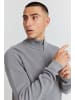 BLEND Warmer Strickpullover mit halbem Reißverschluss BHCodford in Grau