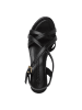 Marco Tozzi Sandalette in BLACK COMB