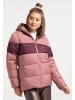 myMo Steppjacke in Rosa Bordeaux