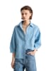 Marc O'Polo DENIM Gestreifte Bluse relaxed in Light Blue